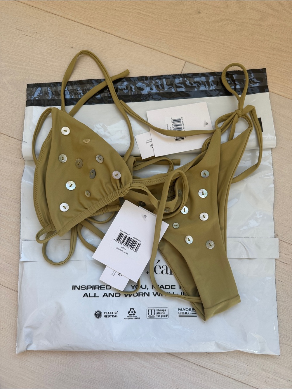 With Jean Billie Bikini NWT
